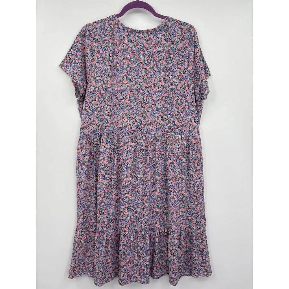 J. Jill Floral Button-Down Dress - Multicolor - Picture 4 of 4